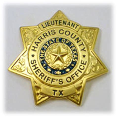 Harris County Sheriffs Office Lieutenant Pin