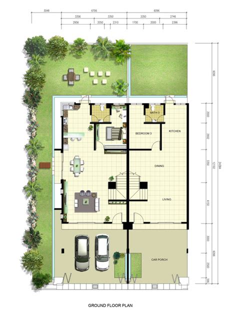 22x70/22x85 2 storey terrace house. 2-Storey Terrace House