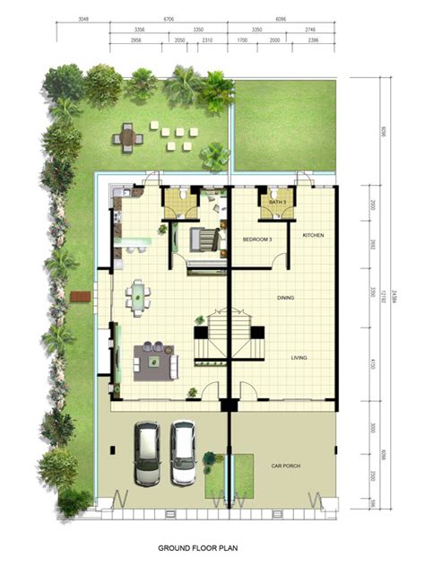 2 storey terrace house (amelia 2). 2-Storey Terrace House