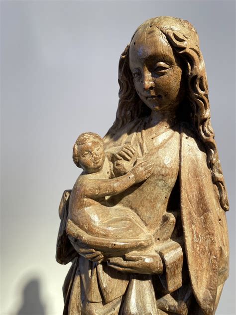 Vierge à Lenfant Dite ‘poupée De Malines Malines Ca1500 Xvie