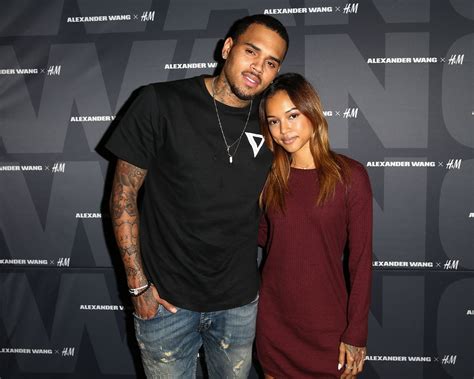 Karrueche Tran Chris Brown Update ‘loyal Singer Defends Ex Girlfriend To Fans Despite Her