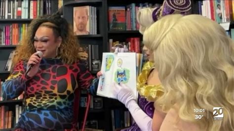 Hundreds Show Up In Support Of And Against Drag Queen Story Time