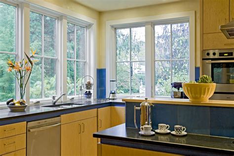 We offer a full range of materials from the highest end custom made unique cabinet concepts was established in 1976, and has been owned and operated right here in southern ontario ever since. Detail of kitchen toward corner window - Contemporary ...