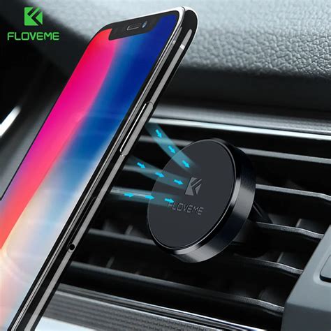 Floveme Universal Magnetic Car Phone Holder For Iphone X Samsung Xiaomi