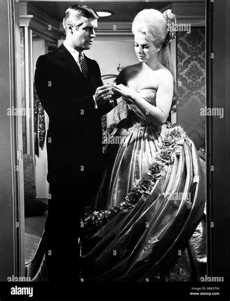 The Carpetbaggers From Left George Peppard Martha Hyer 1964 Stock