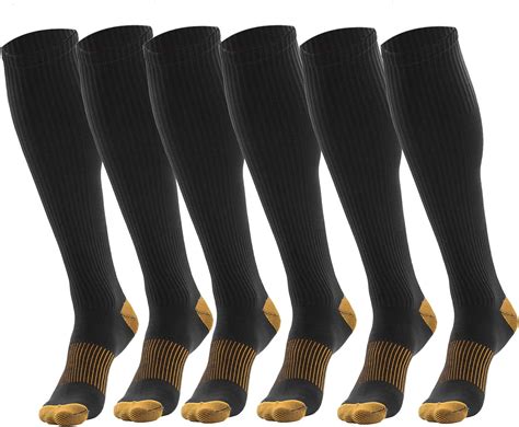 Amazon Mcnick Company Men S Copper Compression Socks Pairs