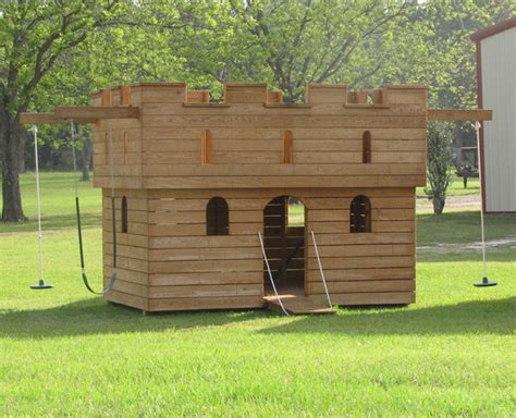 A backyard playhouse with a medieval twist! Castle Playhouse | Photo