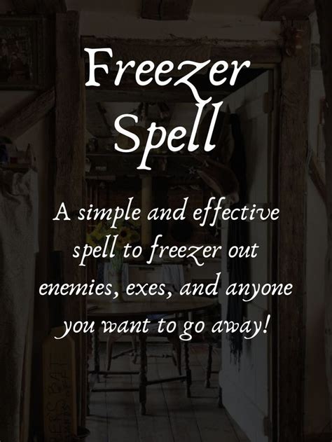 How To Cast A Simple Freezer Spell Simple Witchcraft Spells Start With