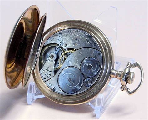 Filevintage Elgin National Watch Co Pocket Watch Size 12s 7 Jewels