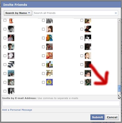 How To Select All Friends At Once To Invite Friends On Facebook ~ Maxme