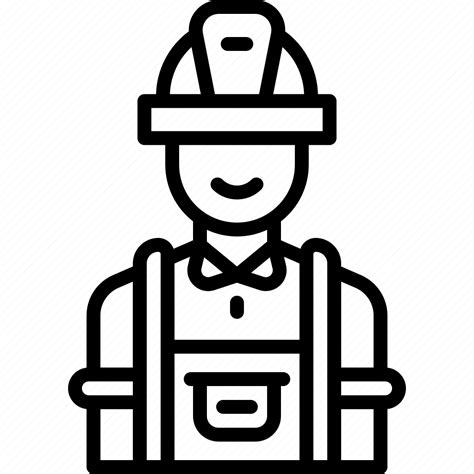 Builder Engineer Man Labor Worker Icon Download On Iconfinder