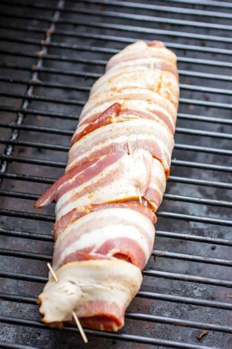 This easy balsamic pork tenderloin recipe can be made in the instant pot in 7 minutes or cooked in the oven if you don't have a pressure cooker. Traeger Grilled Grilled Bacon-Wrapped Pork Tenderloin | Pellet Grill Recipe