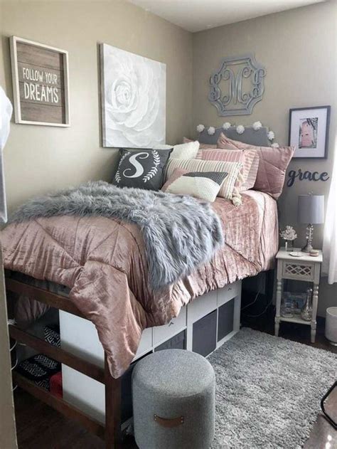 41 Small College Apartment Bedroom Ideas College Dorm Room Decor
