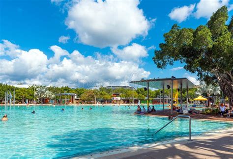 Cairns Australia November 11 2018 Stunning Public Swimming Pool