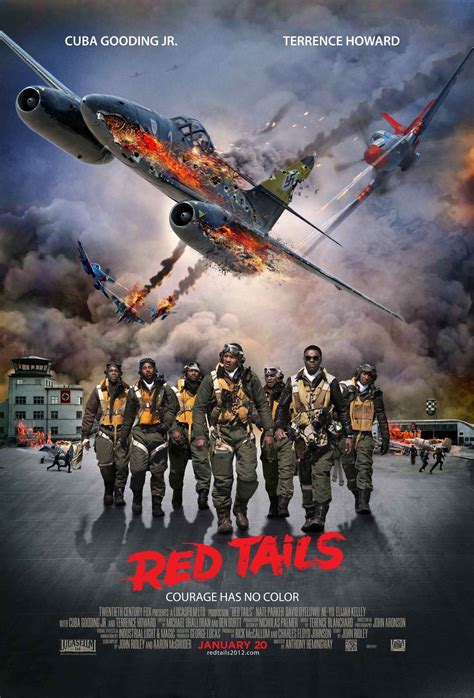 Andre royo, barnaby kay, bryan cranston and others. Red Tails (2012) poster - FreeMoviePosters.net