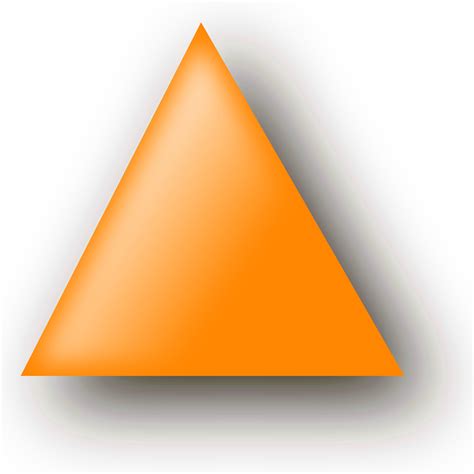 Clipart Orange Triangle