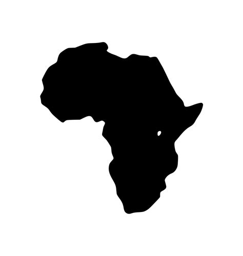 Svg جغرافية أفريقيا خريطة صورة Svg And أيقونة Svg Silh