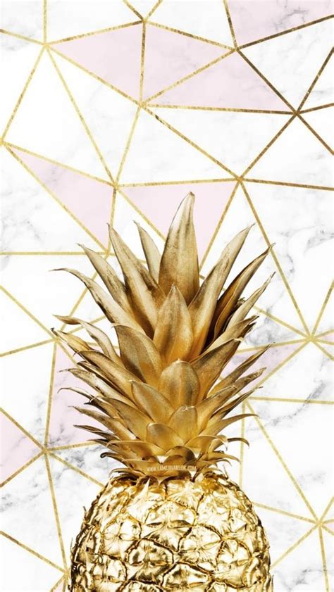 Download Pineapple Rose Gold Marble Background Wallpapertip