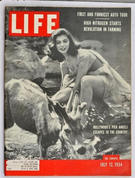 Vintage Life Magazine 1954 July 12 Farming Nitrogen Pier Angeli New