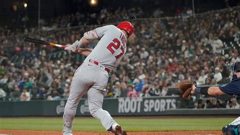 Trout Homers Again As Angels Sweep Twinbill From Mariners