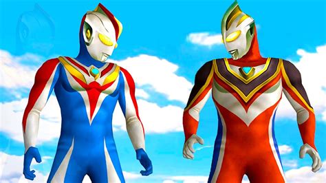 Ultraman Gaia Supreme And Ultraman Cosmos Future Tag Hd Remaster Battle