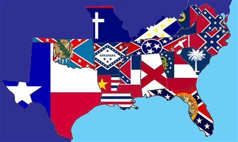 Southern State Flags With Their Modern Day Csa Variations Vexillology