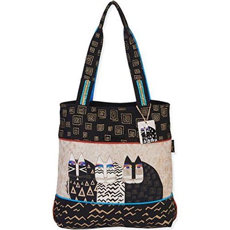 Laurel Burch Shoulder Tote 165 By 17 Inch Wild Cats Bags Cat Tote