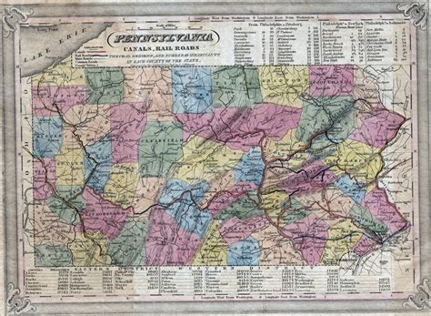 1830 Map Of New York Pennsylvania Map