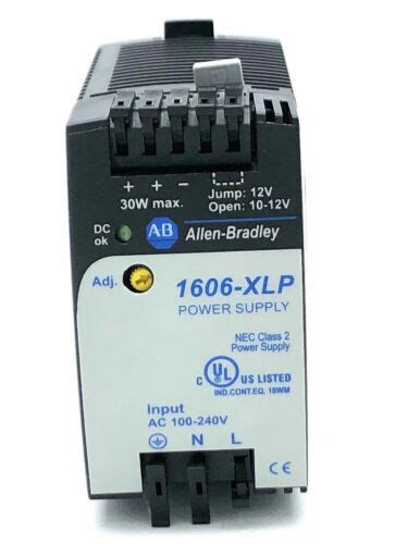 Allen Bradley 1606 Xlp100e With Dc 12v Power Supply Switch 46 Ebay