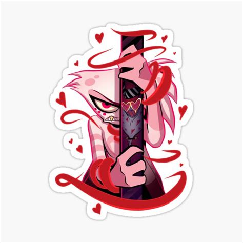 Angel Dust And Valentino Addicted Hazbin Hotel Sticker For Sale By