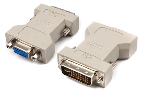 The receiving device must be able to display the generated signals. DVI-I Male to VGA Female Socket Adaptor - DVI to VGA ...