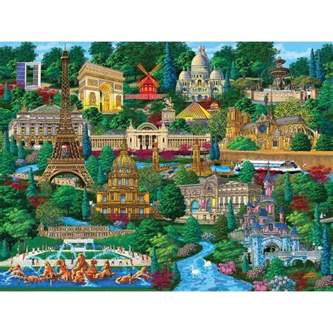 Bits And Pieces 1000 Piece Jigsaw Puzzle For Adults Paris City View
