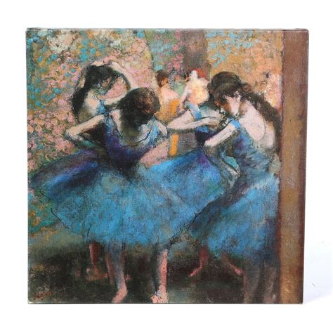 Dancers In Blue By Edgar Degas Canvas Print And Reviews Joss And Main