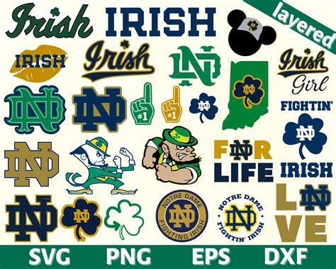 Digital Download Notre Dame Fighting Irish Logo Notre Dame Inspire