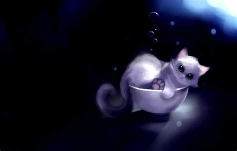 Cute Anime Cat Wallpapers Top Free Cute Anime Cat
