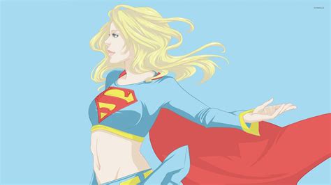 Cartoon Supergirl Wallpapers Wallpaper Cave