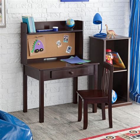 Best selection of desk sets & coordinating accessories. KidKraft Pin Board Desk with Hutch & Chair - Contemporary ...