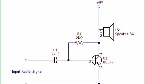 simple audio amp circuit