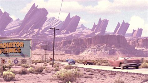 The “car Ification” Of Scenery In The “cars” Franchise Pixar