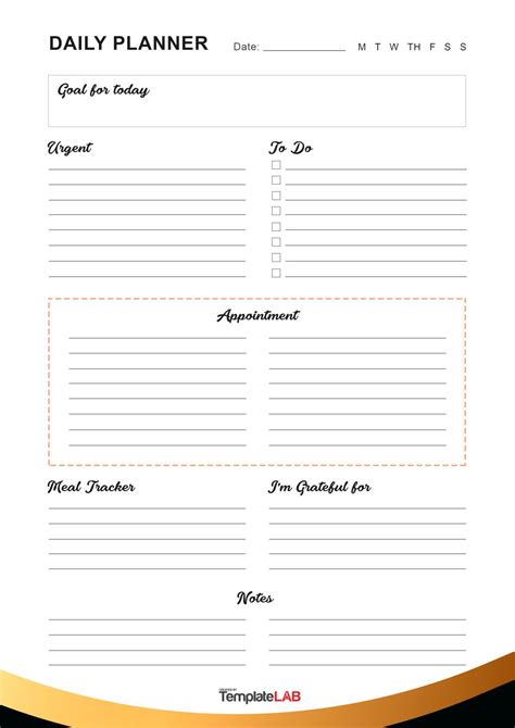 Sales Daily Planner Template Lovely Printable Daily Planner