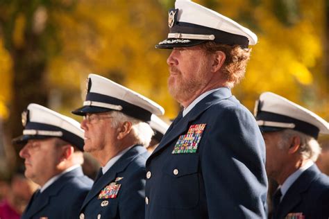 Dvids Images Coast Guard Auxiliary Stand At Attention During New