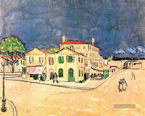 Das gelbe haus vincent van gogh. Vincent s Haus in Arles Das gelbe Haus Vincent van Gogh ...