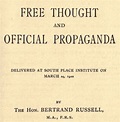 Free Thought and Official Propaganda - Wikiwand