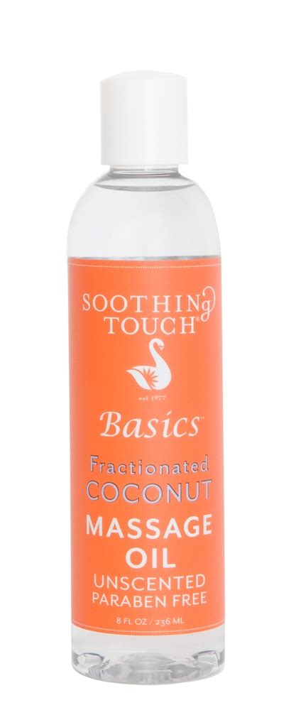 Soothing Touch Basics Fractionated Coconut Massage Oil 8 Oz