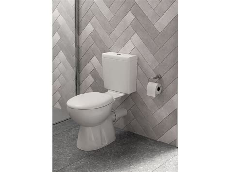 Posh Solus Square Link Toilet Suite P Trap With Soft Close Seat White Star From Reece