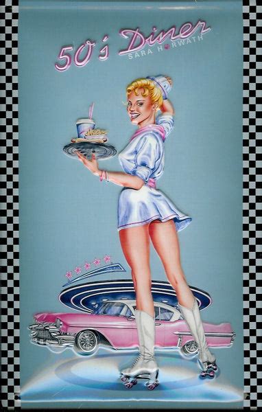 50 S American Diner Sexy Pinup Girl Waitress 3d Road Knights Online