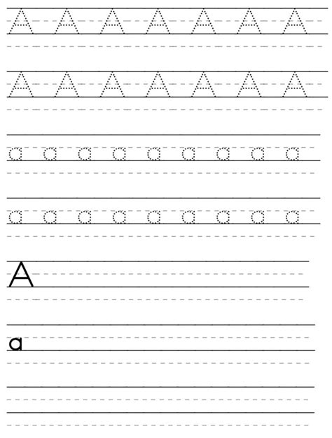 Alphabet Letters Tracing Pages Printable Tracing Practice For Tracing