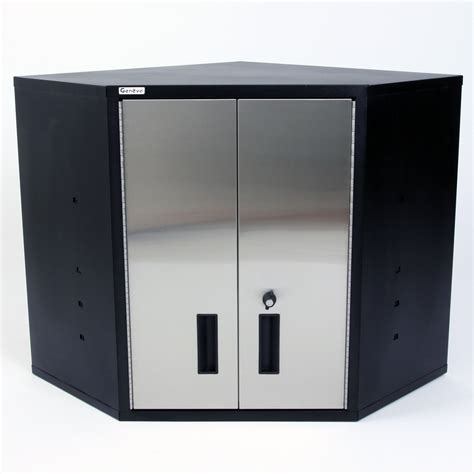 Get exactly the storage you need with premium garage cabinets. Geneva Stainless Steel Corner Wall Cabinet - Cabinets at ...