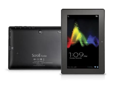7 Inch Scroll Evoke Tablet With Jelly Bean Os To Launch In Europe