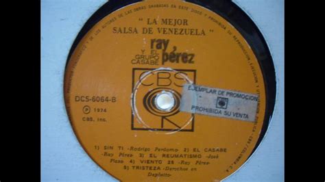 sin ti ray perez y el grupo casabe vinyl lp album promo aÑo 1974 youtube